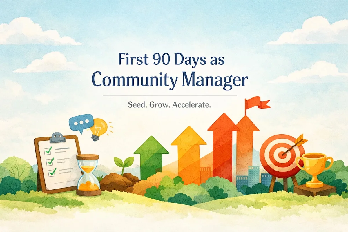 How to Plan Your First 90 Days as a New Community Manager