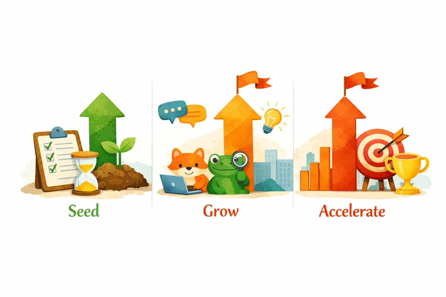 Seed - Grow - Accelerate - 90 Days As a New Community Manager