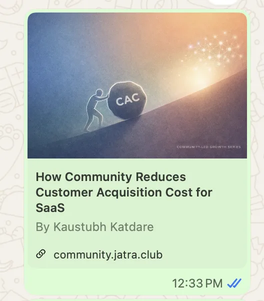 WhatsApp Screenshot Showing Featured Image as OpenGraph Image